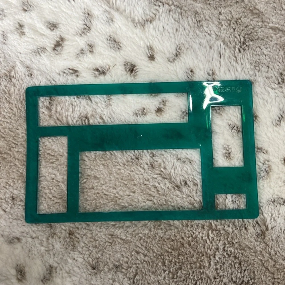 Geometric stencil set boys girls arts and crafts educational math STEM preschool